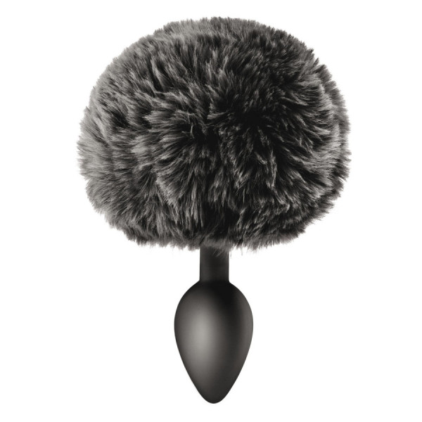 Plug anal pompon noir 